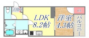 ciel甲子園の物件間取画像